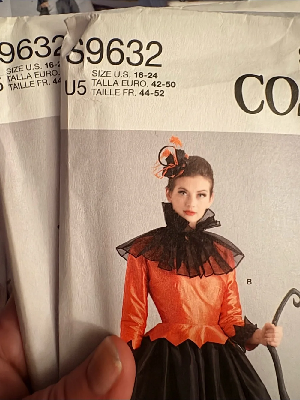 BN UNCUT SIMPLICITY 9632 U5 PLUS SIZE SEWING PATTERNS HALLOWEEN COSTUME
